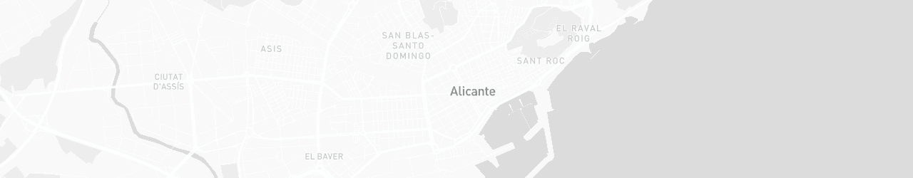 Karte von Alicante