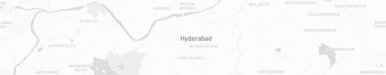 Karte von Hyderabad