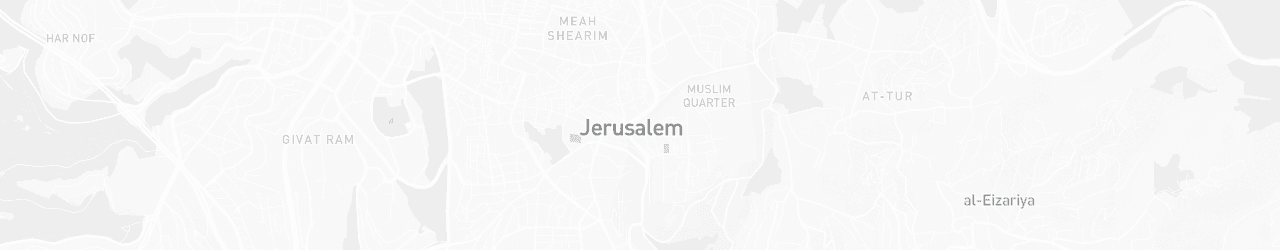 Karte von Jerusalem