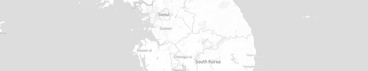 Karte von Südkorea